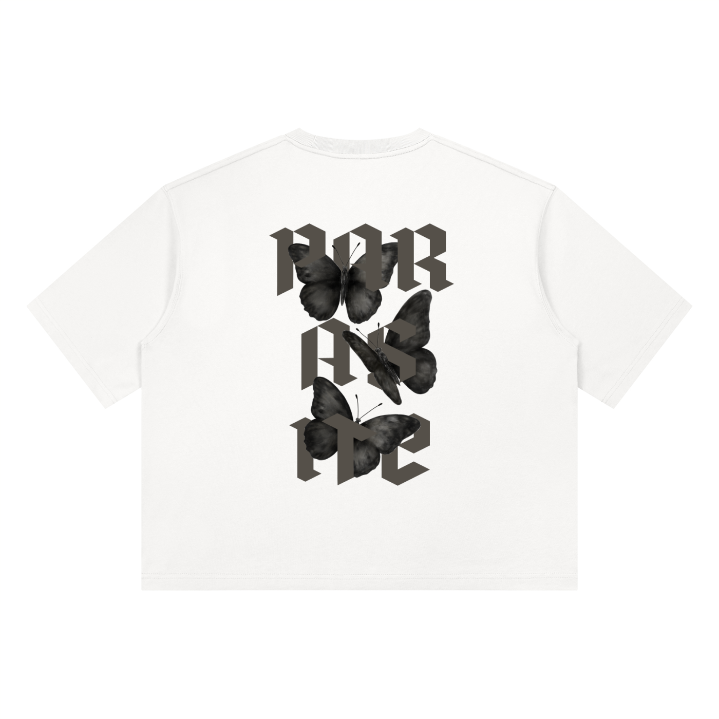 Heavyweight Boxy Tee. Parasite Black