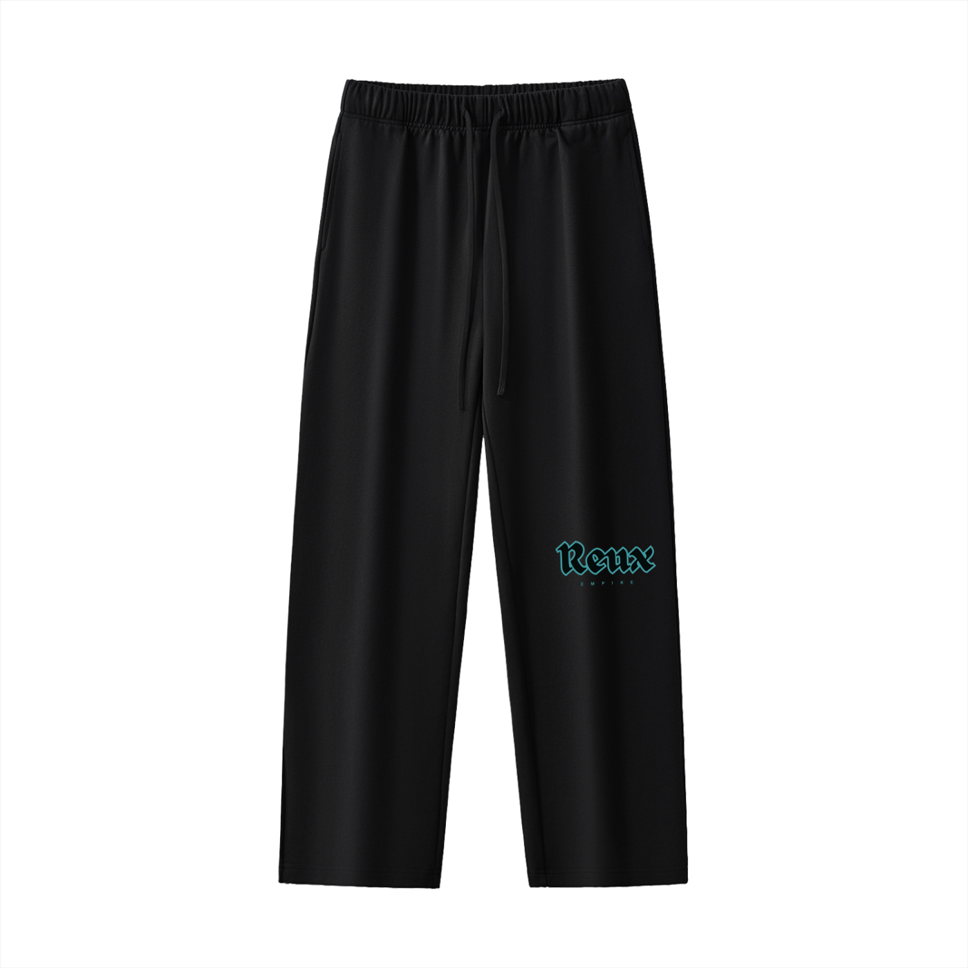 Heavyweight Straight-Leg Logo Sweatpants (electric blue)