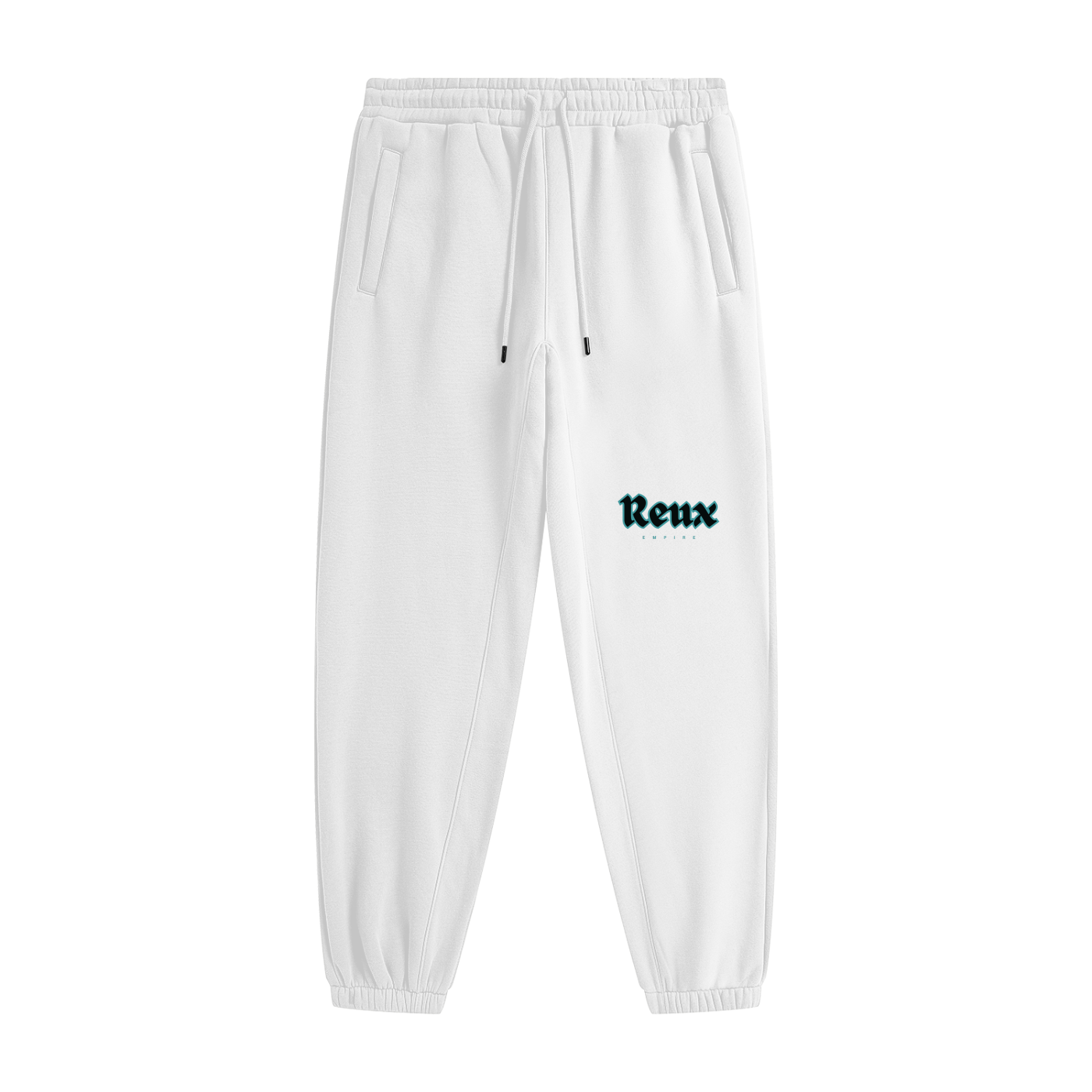 Cuffed Heavyweight logo Joggers (electric blue)