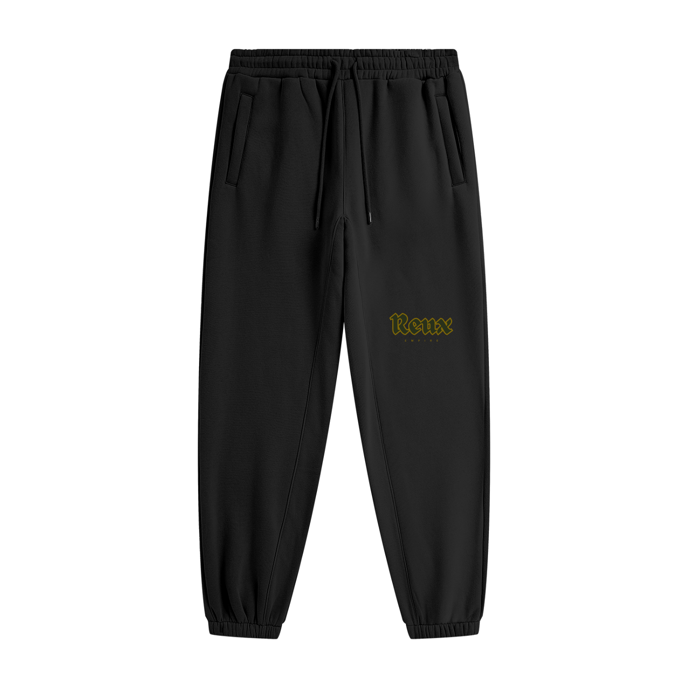Cuffed Heavyweight logo Joggers (yellow)