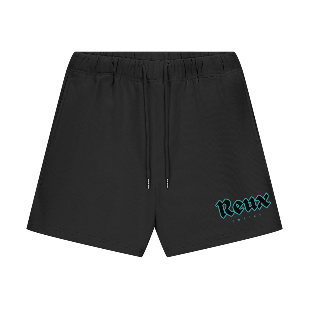 Heavyweight Fleece Shorts. Electric Blue logo