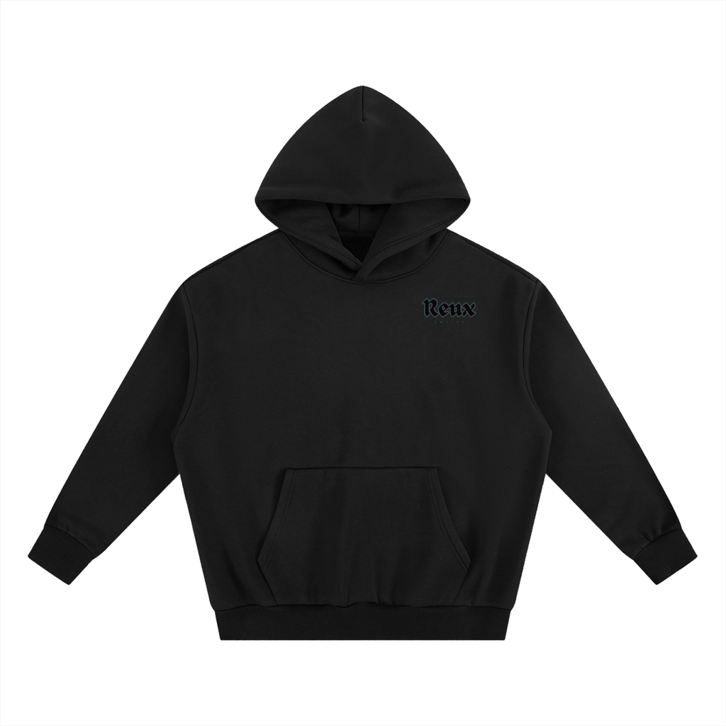 Heavyweight Boxy Hoodie. SourBtch (faded blue)
