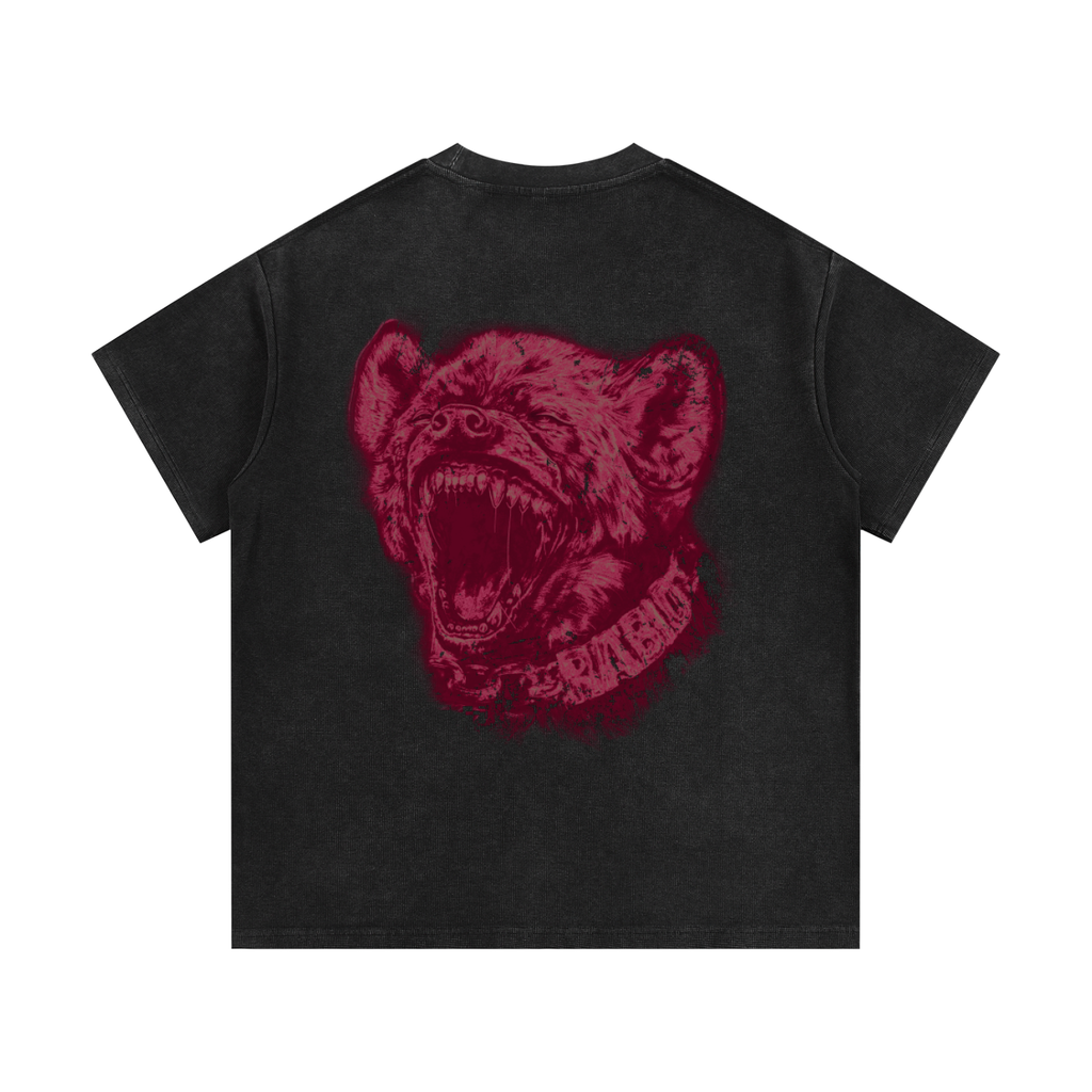 Waffle Knit Tee. Hyena