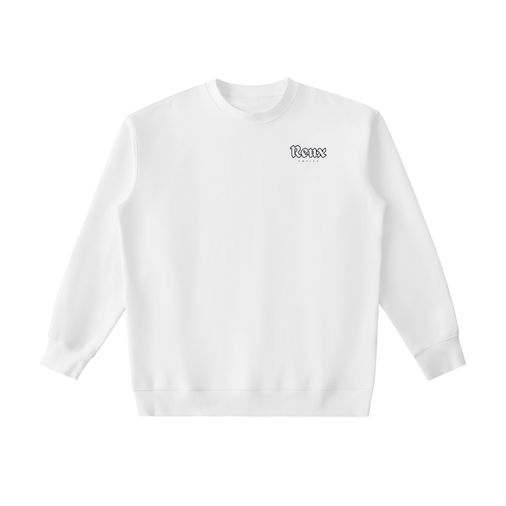 Heavyweight Crewneck Sweatshirt. Chrysanthemum Black