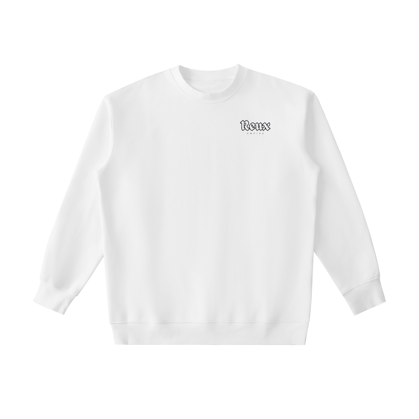 Heavyweight Crewneck Sweatshirt. Chrysanthemum Black