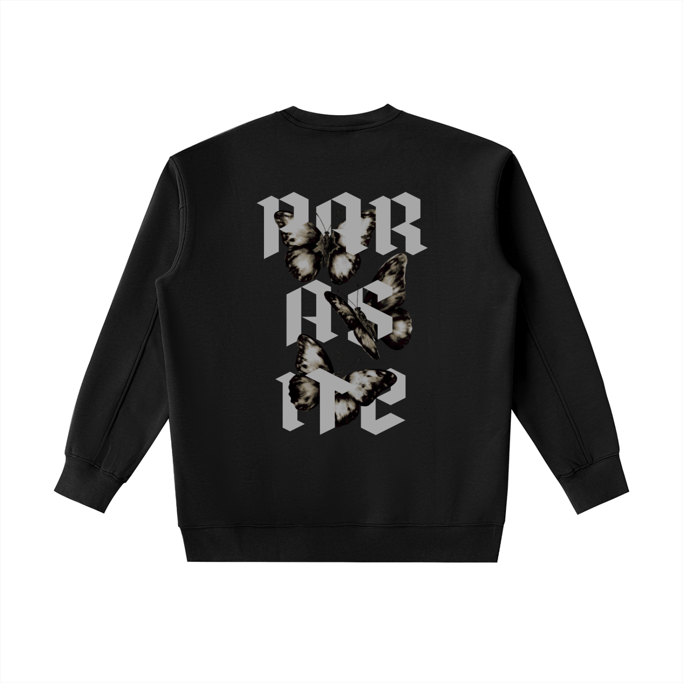 Heavyweight Crewneck Sweatshirt. Parasite White