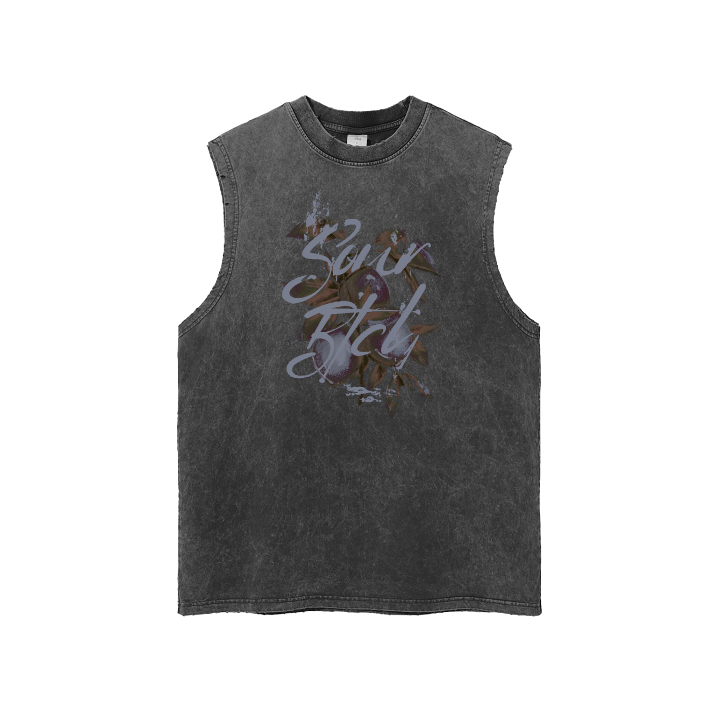 Snow Washed Sour Btch (blue) Tank