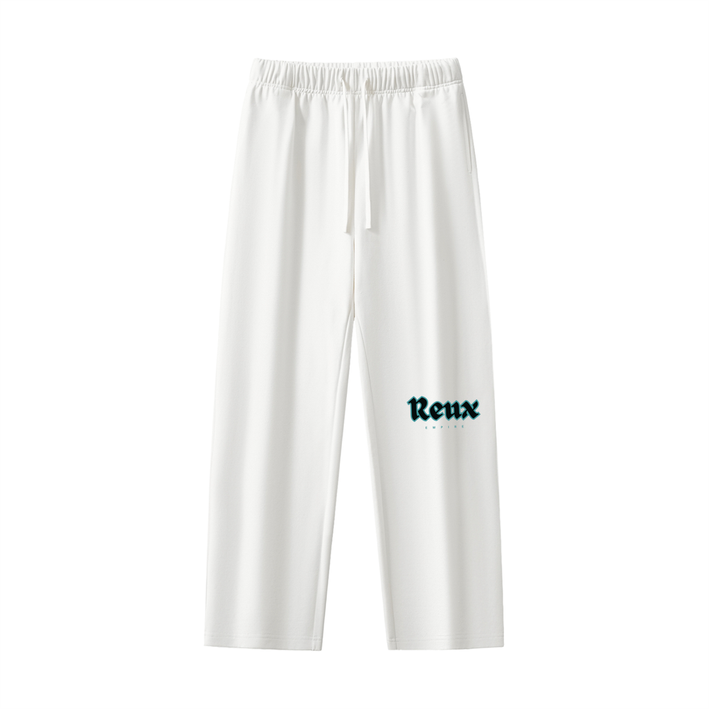 Heavyweight Straight-Leg Logo Sweatpants (electric blue)