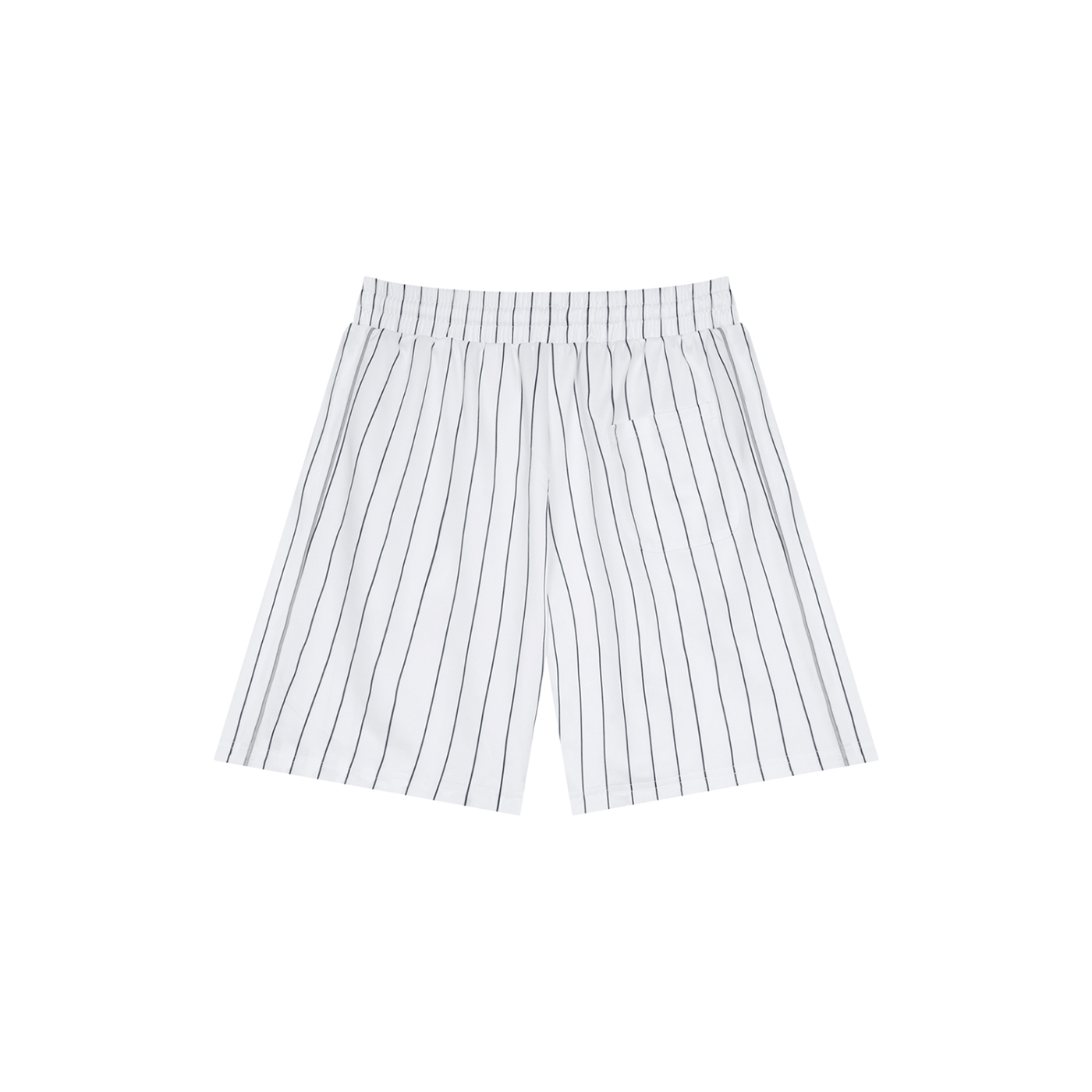 Striped Loose Fit white Shorts