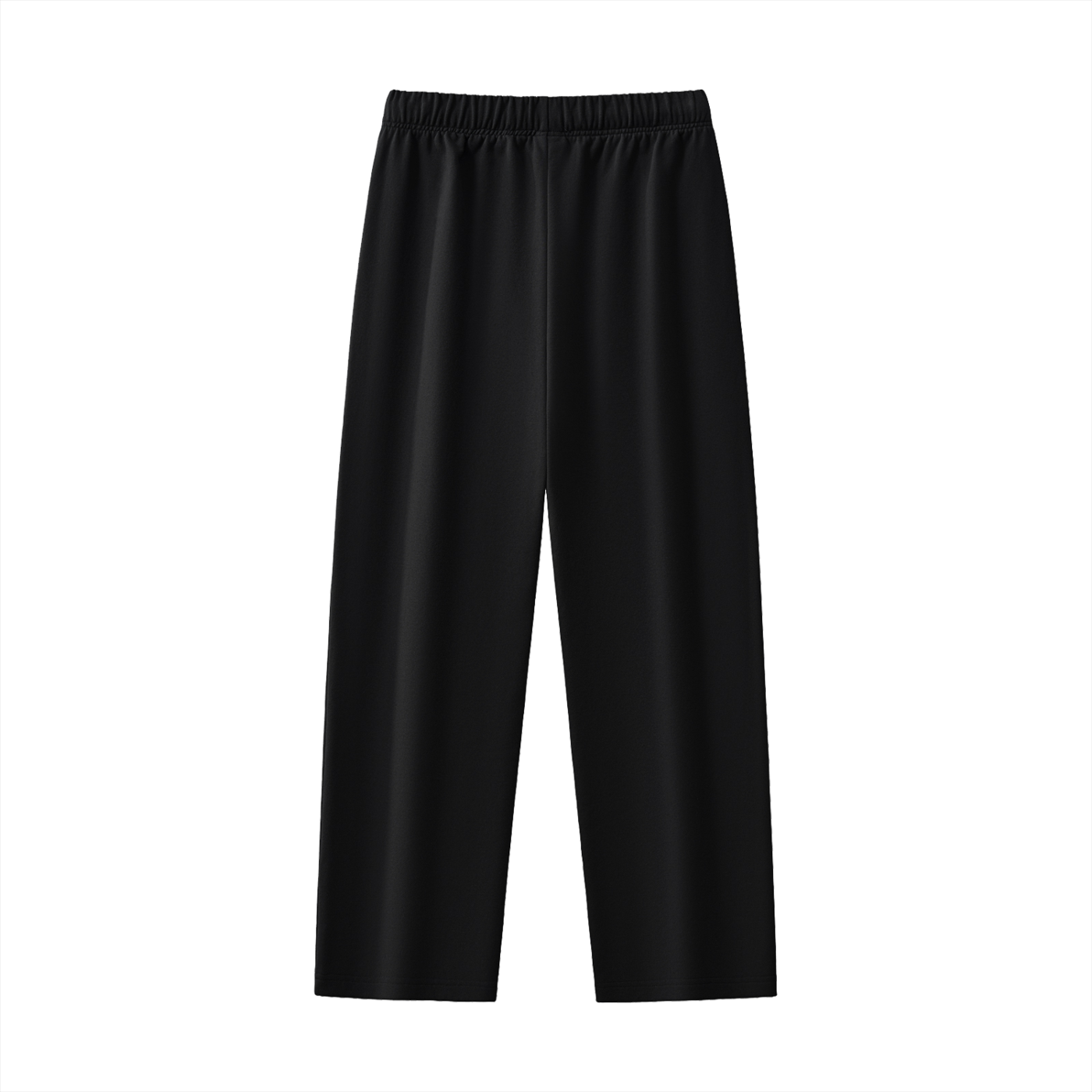 Heavyweight Straight-Leg Logo Sweatpants (white)