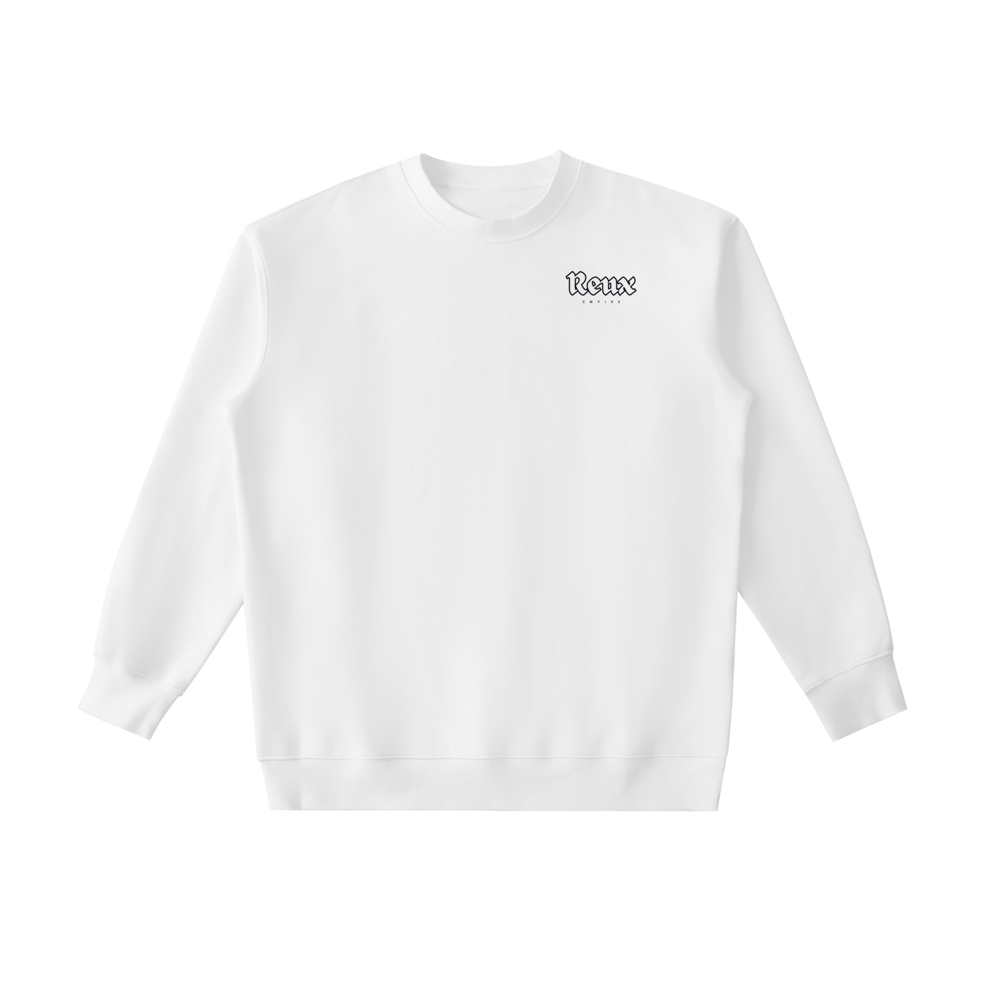 Heavyweight Crewneck Sweatshirt. Parasite Black