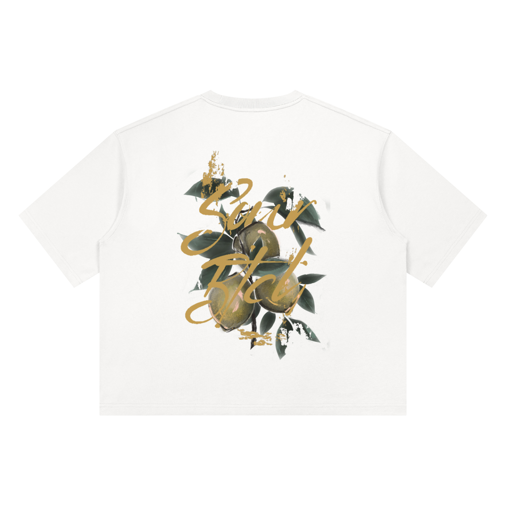 Heavyweight Boxy Tee. SourBtch (yellow)