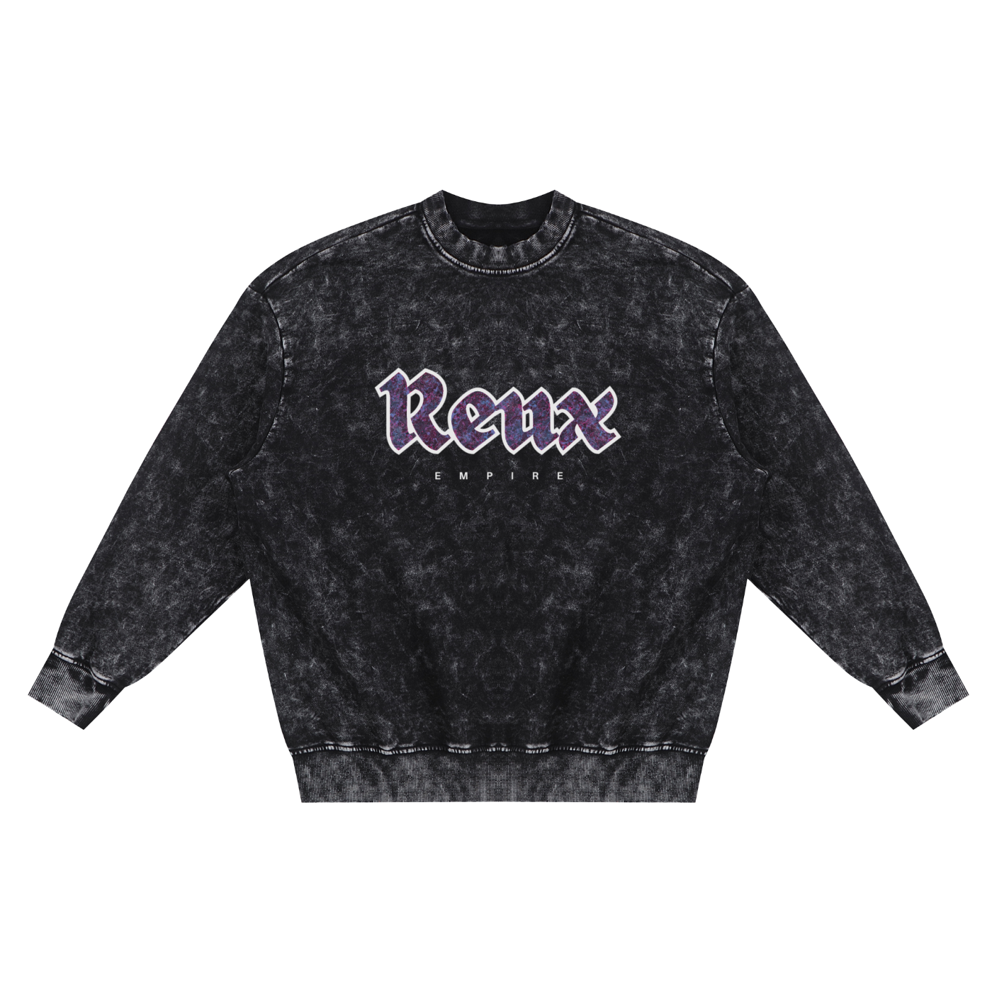 Snow Washed Reux Sweatshirt Purple
