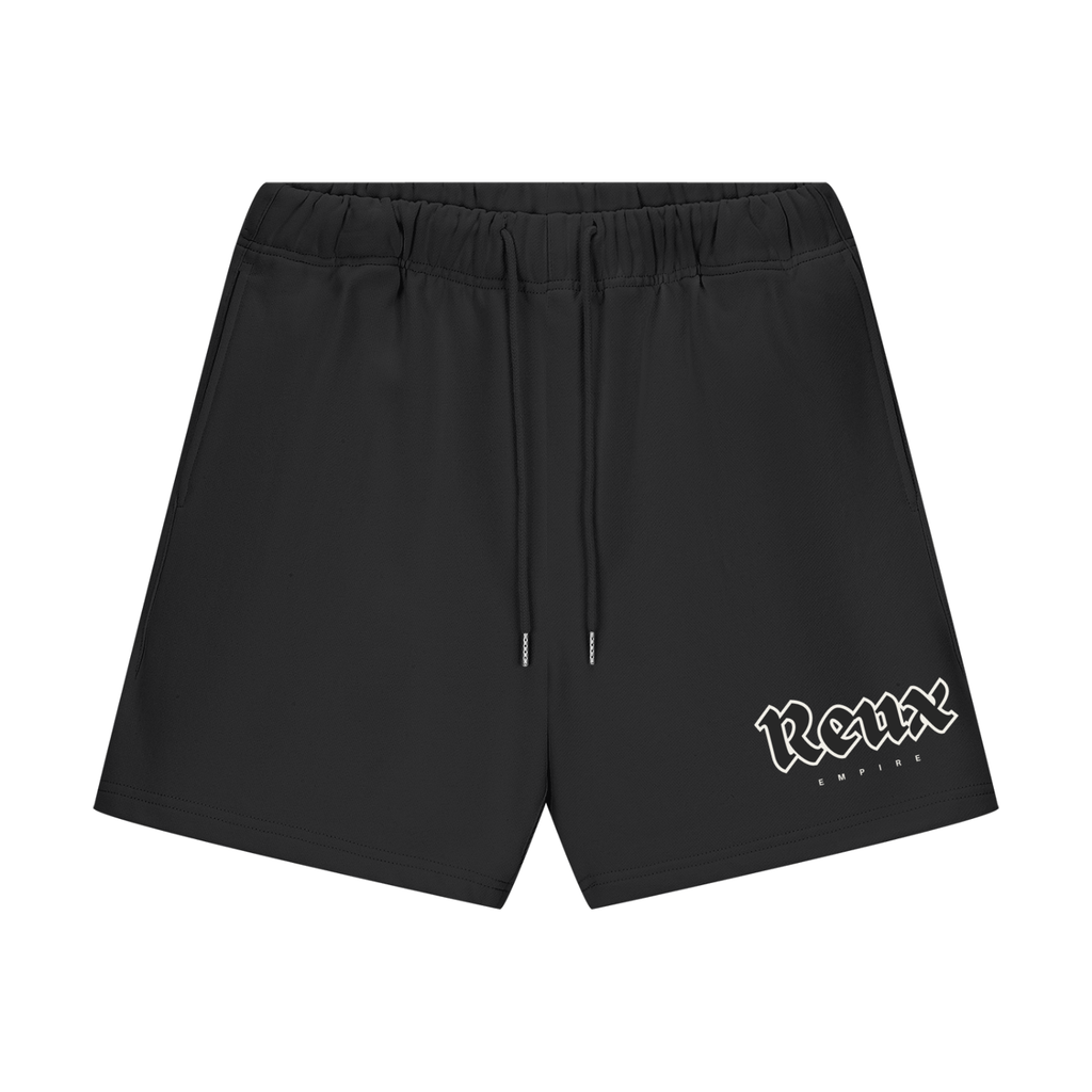 Heavyweight Fleece Shorts. White logo