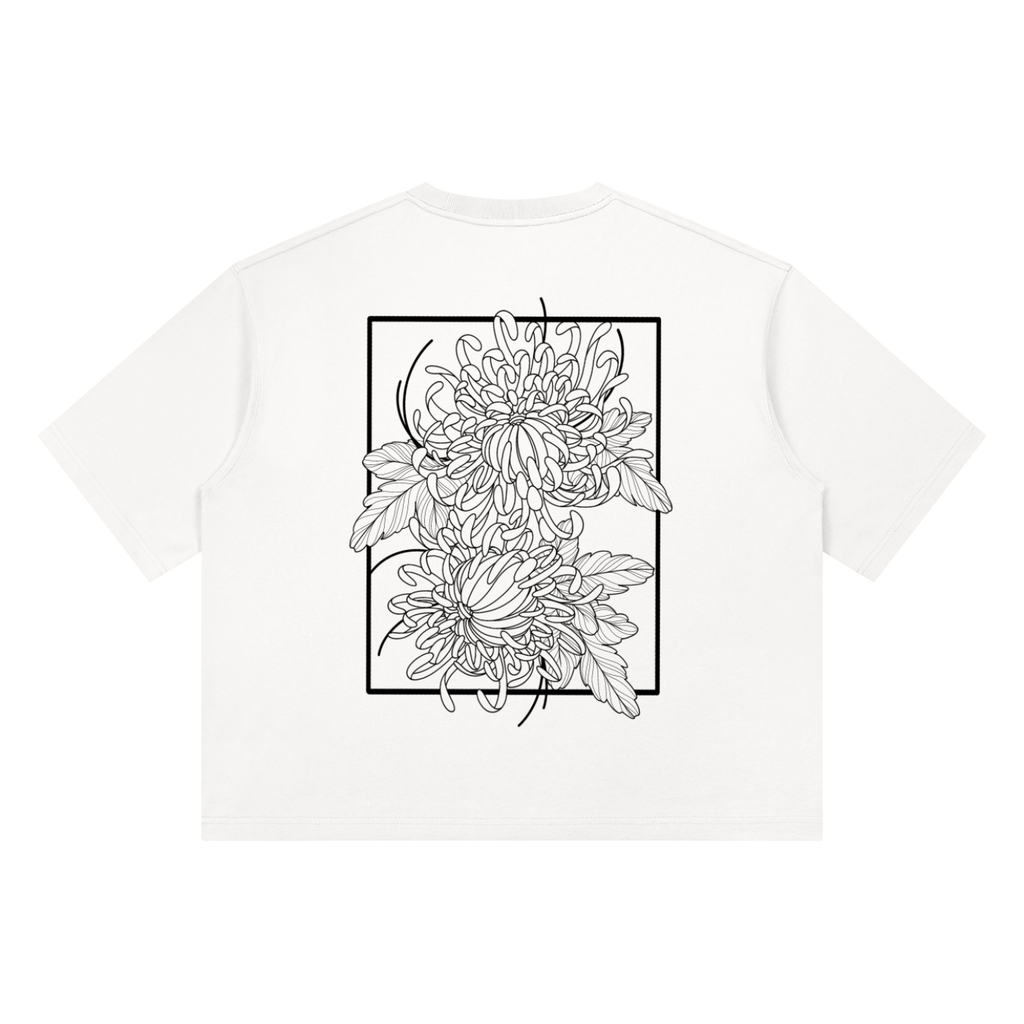 Heavyweight Boxy Tee. Chrysanthemum
