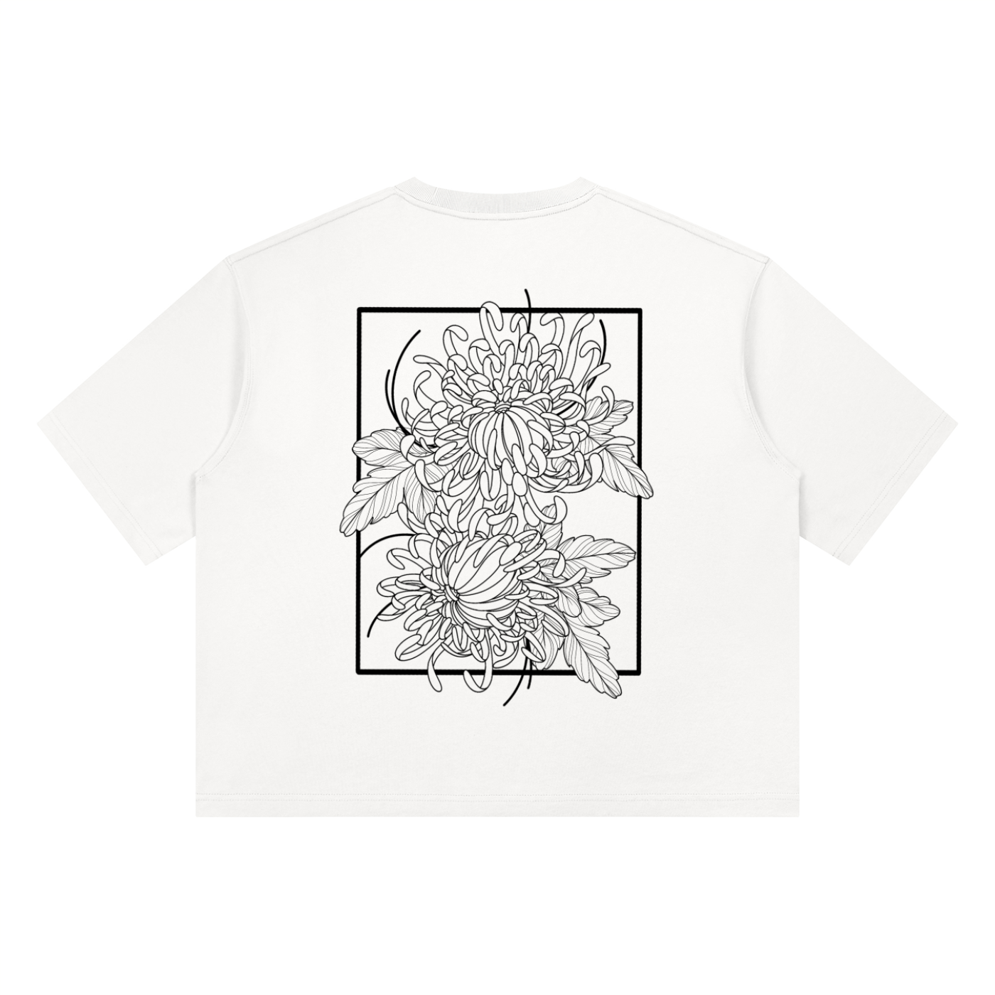 Heavyweight Boxy Tee. Chrysanthemum