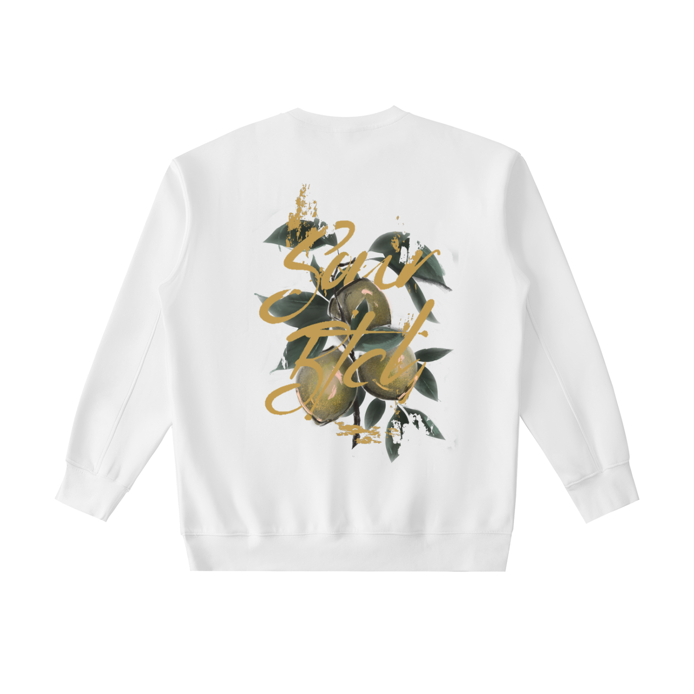 Heavyweight Crewneck Sweatshirt. SourBtch (yellow)