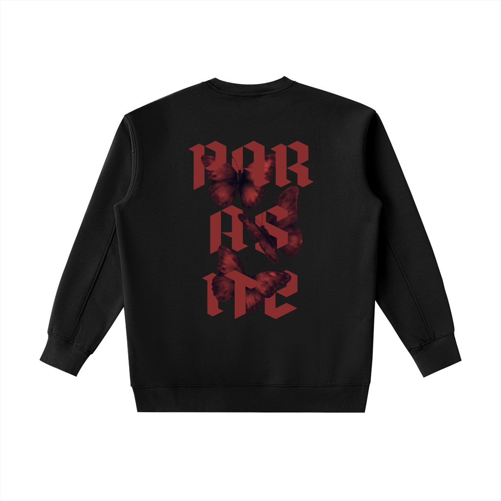 Heavyweight Crewneck Sweatshirt. Parasite Red