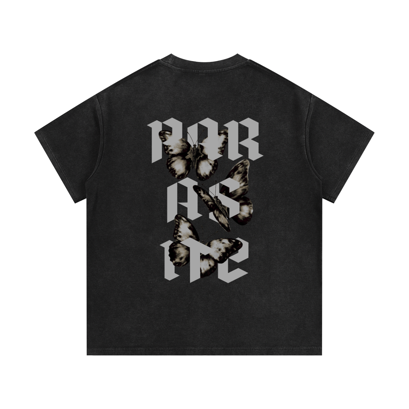 Waffle Knit Tee. Parasite White