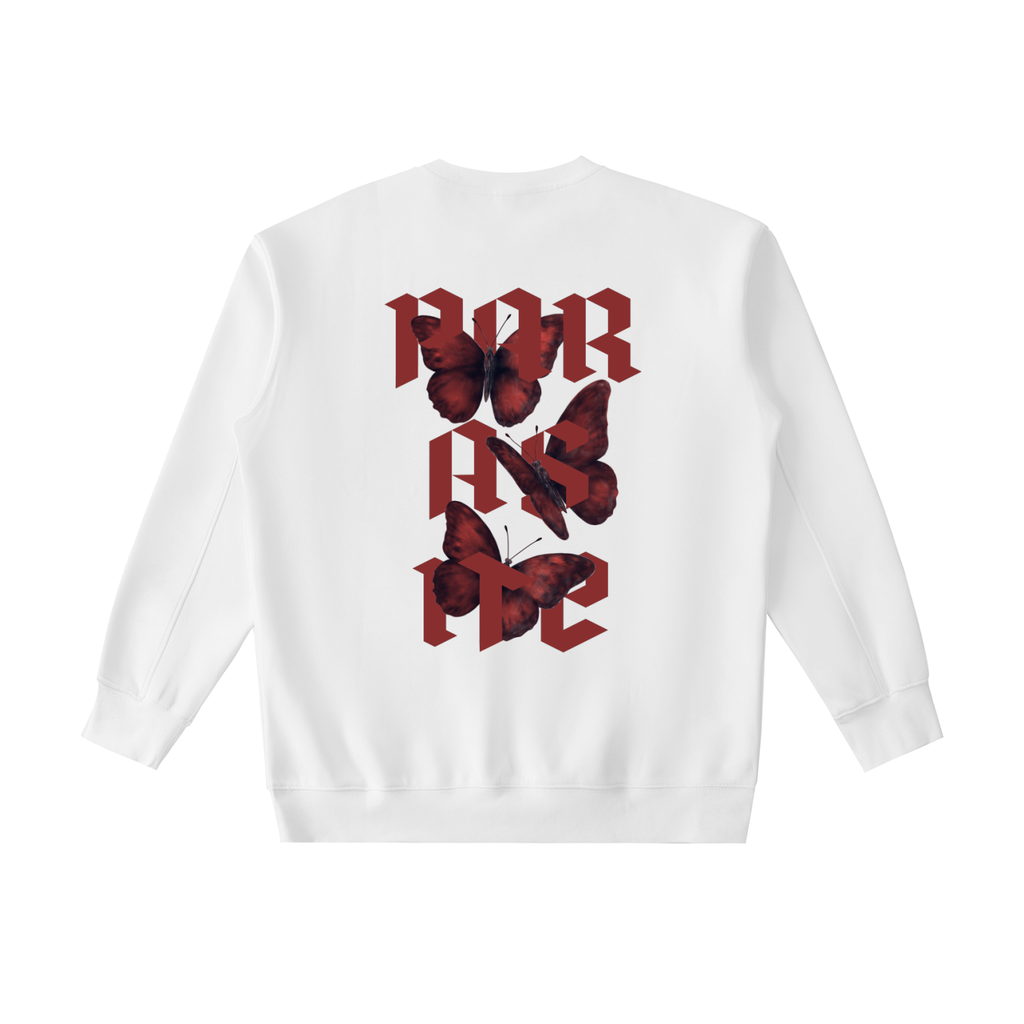 Heavyweight Crewneck Sweatshirt. Parasite Red