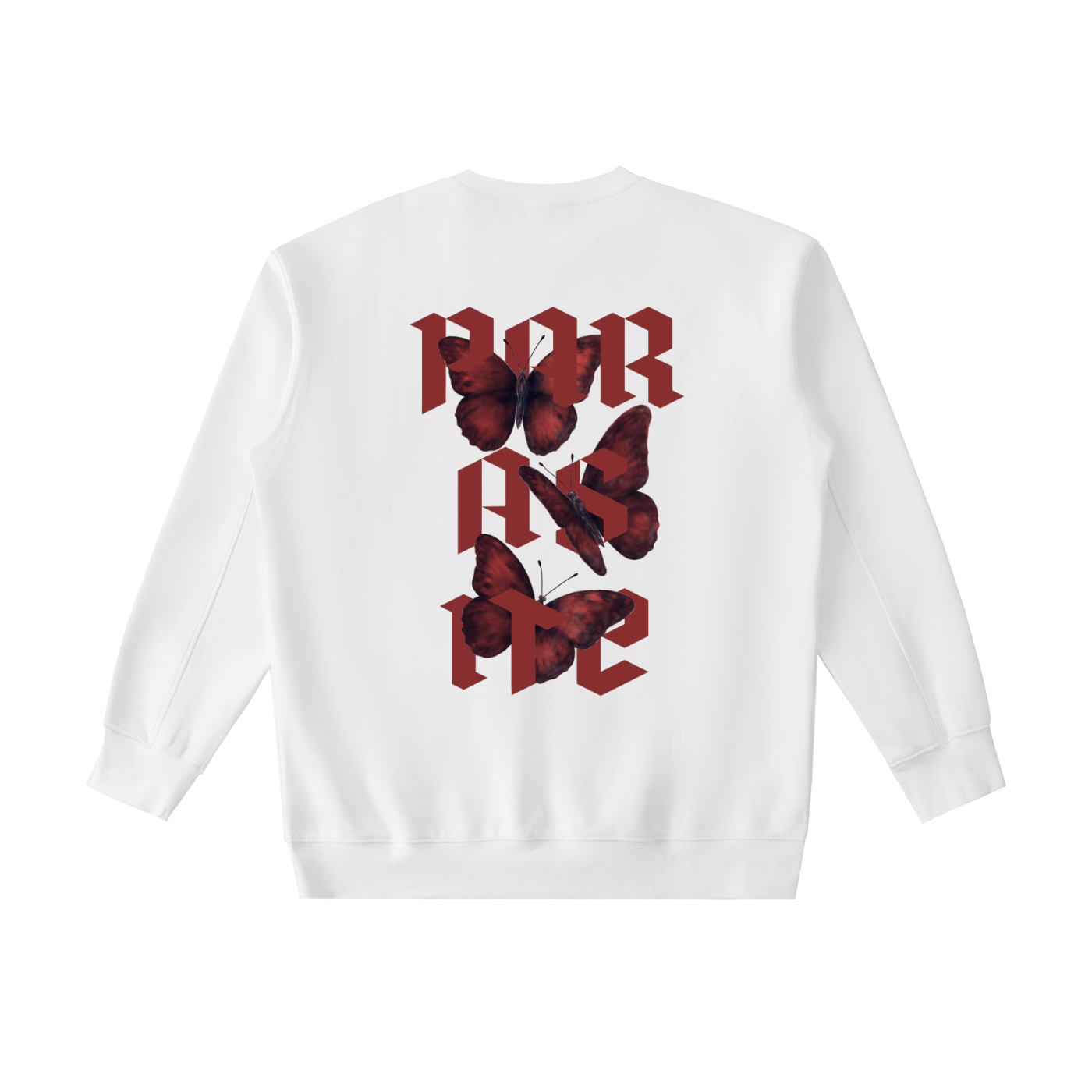 Heavyweight Crewneck Sweatshirt. Parasite Red
