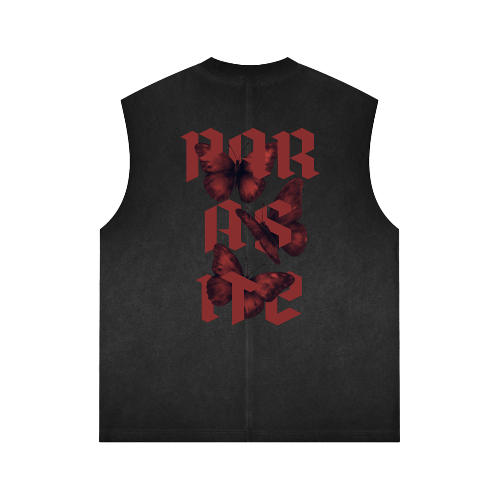Reverse Washed Tank. Parasite Red
