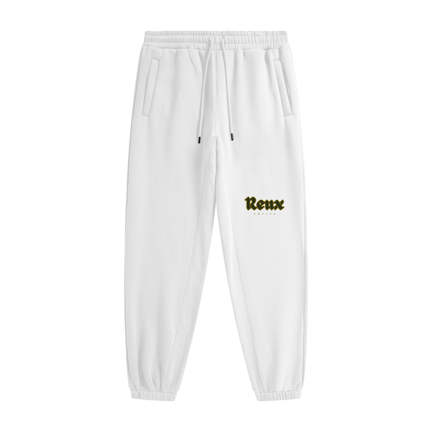 Cuffed Heavyweight logo Joggers (yellow)
