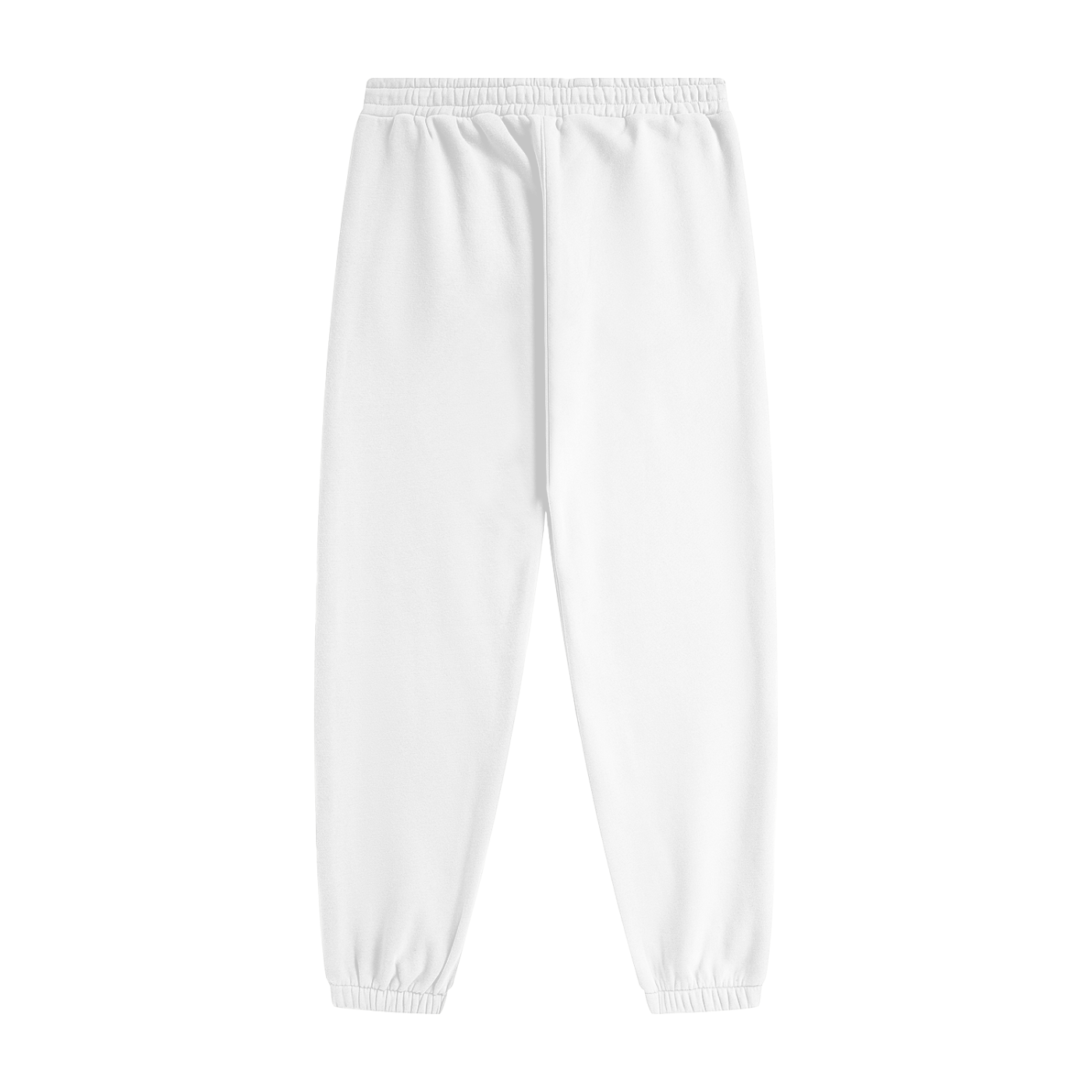 Cuffed Heavyweight logo Joggers (red)