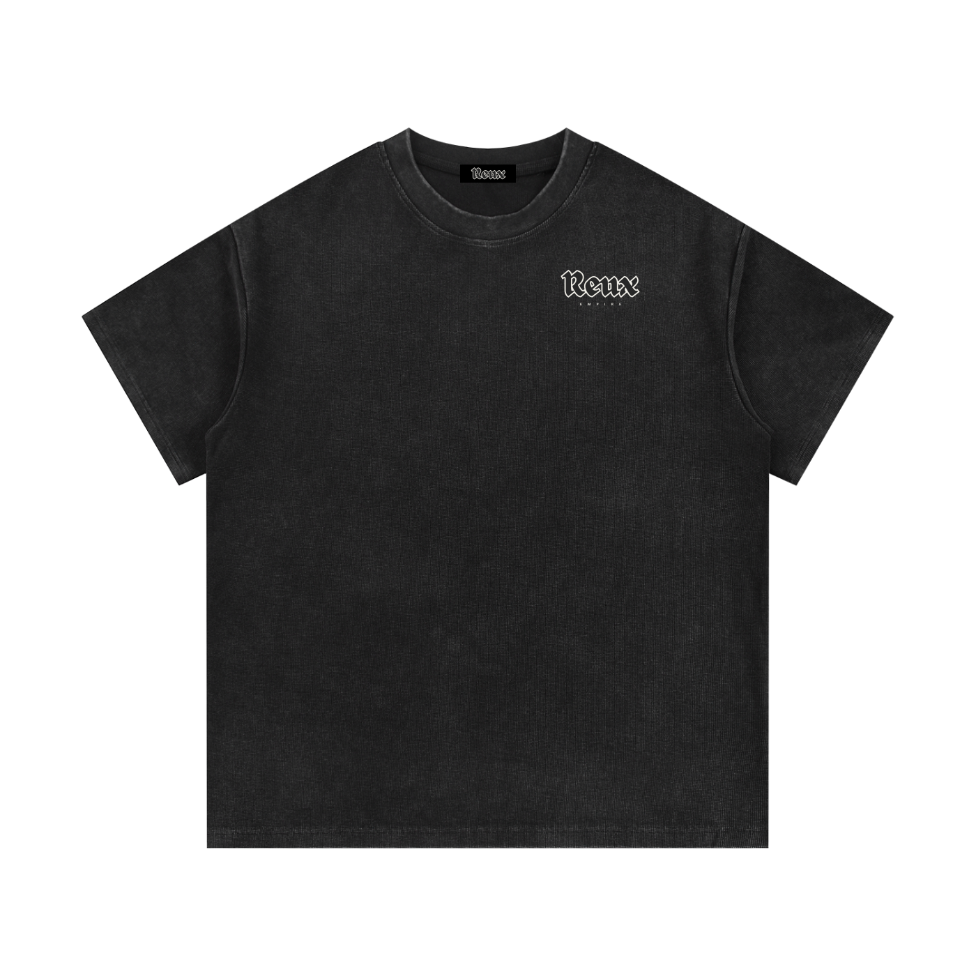Waffle Knit Tee. Parasite White