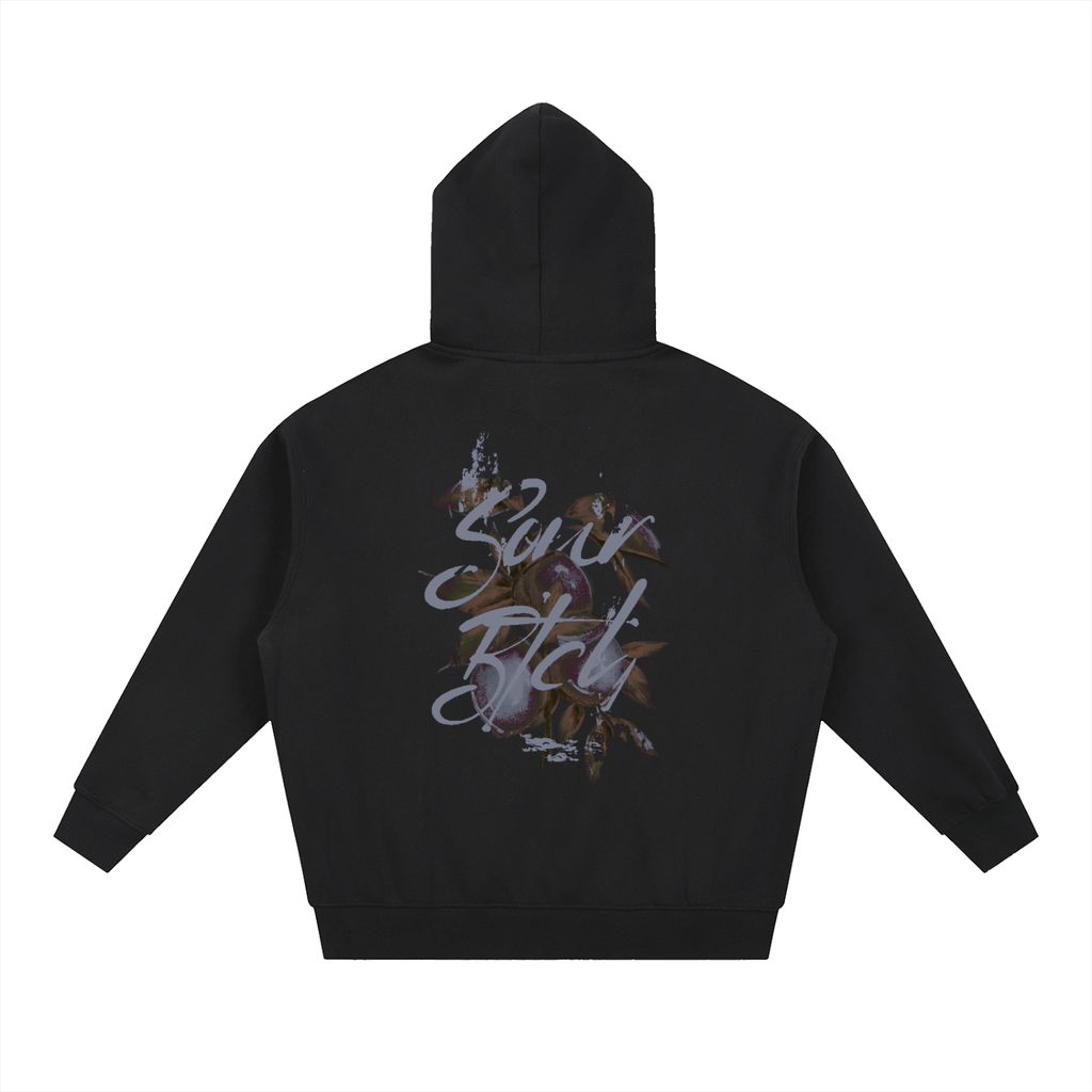 Oversized Boxy Zoodie. SourBtch (faded blue)