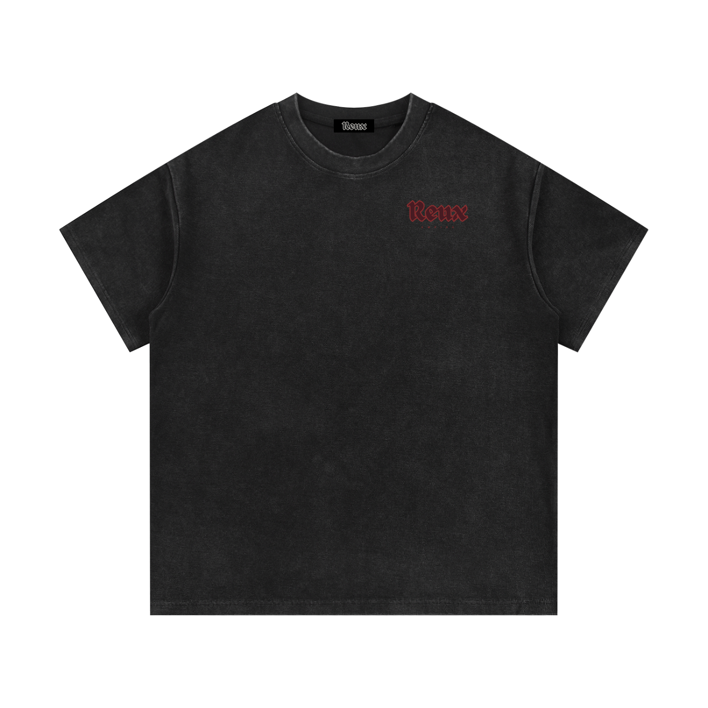 Waffle Knit Tee. Parasite Red