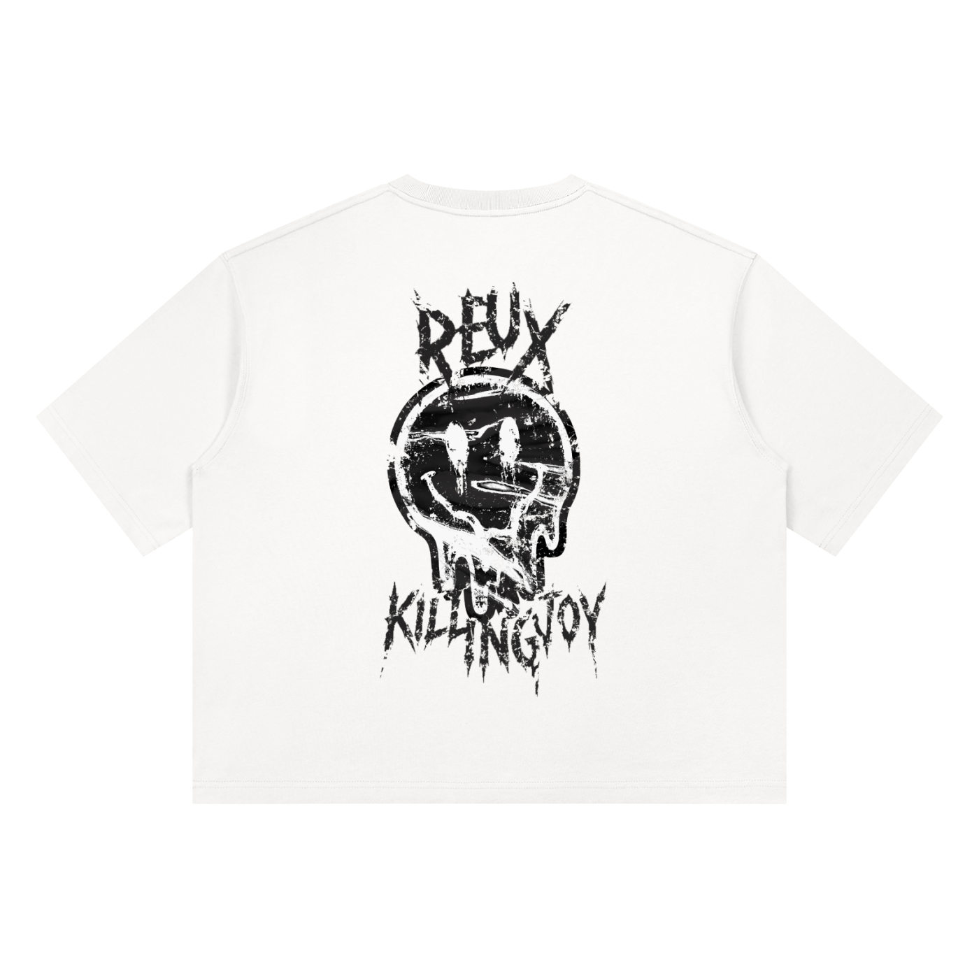 Heavyweight Boxy Tee. KillingJoy Black