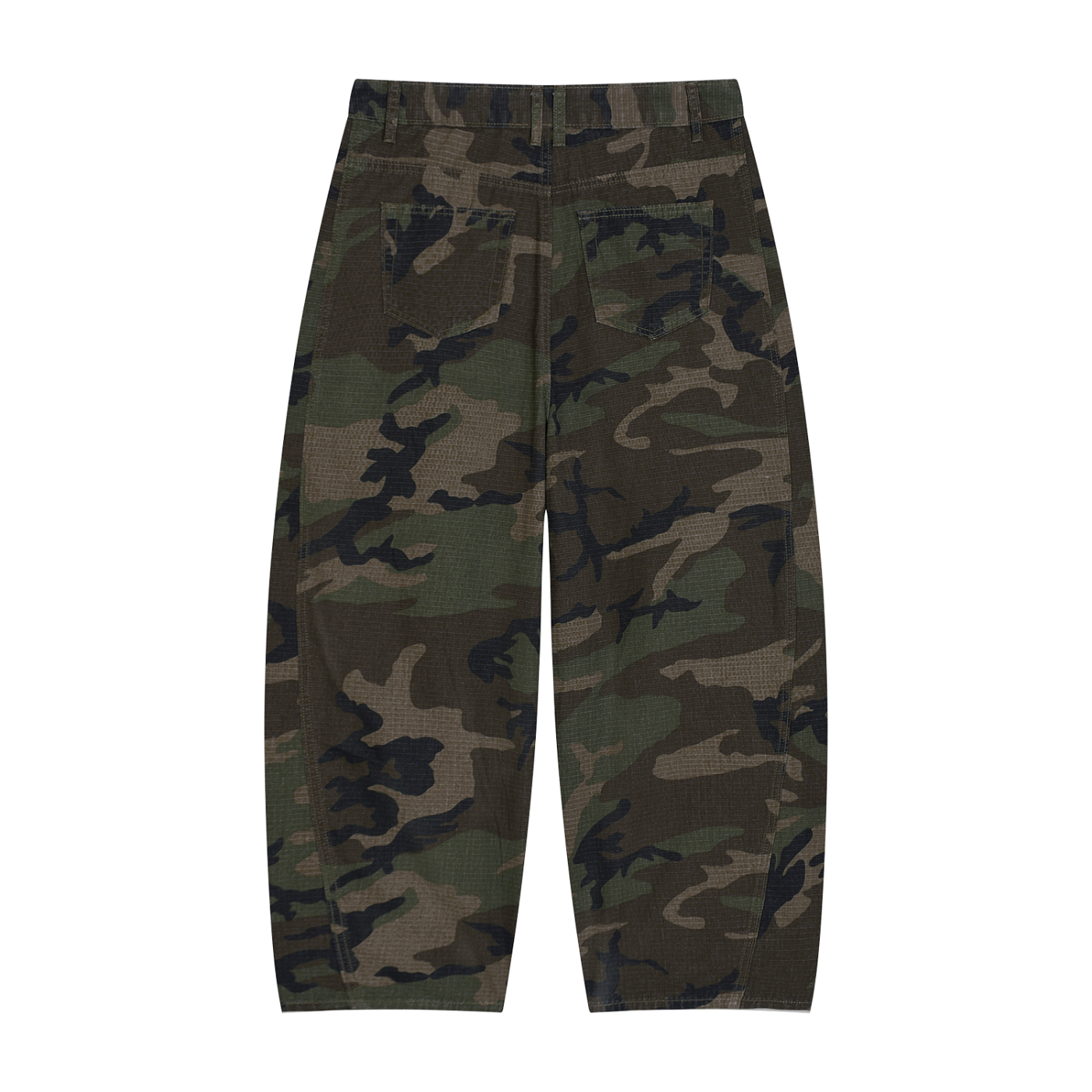 Camo Barrel Leg Cargos