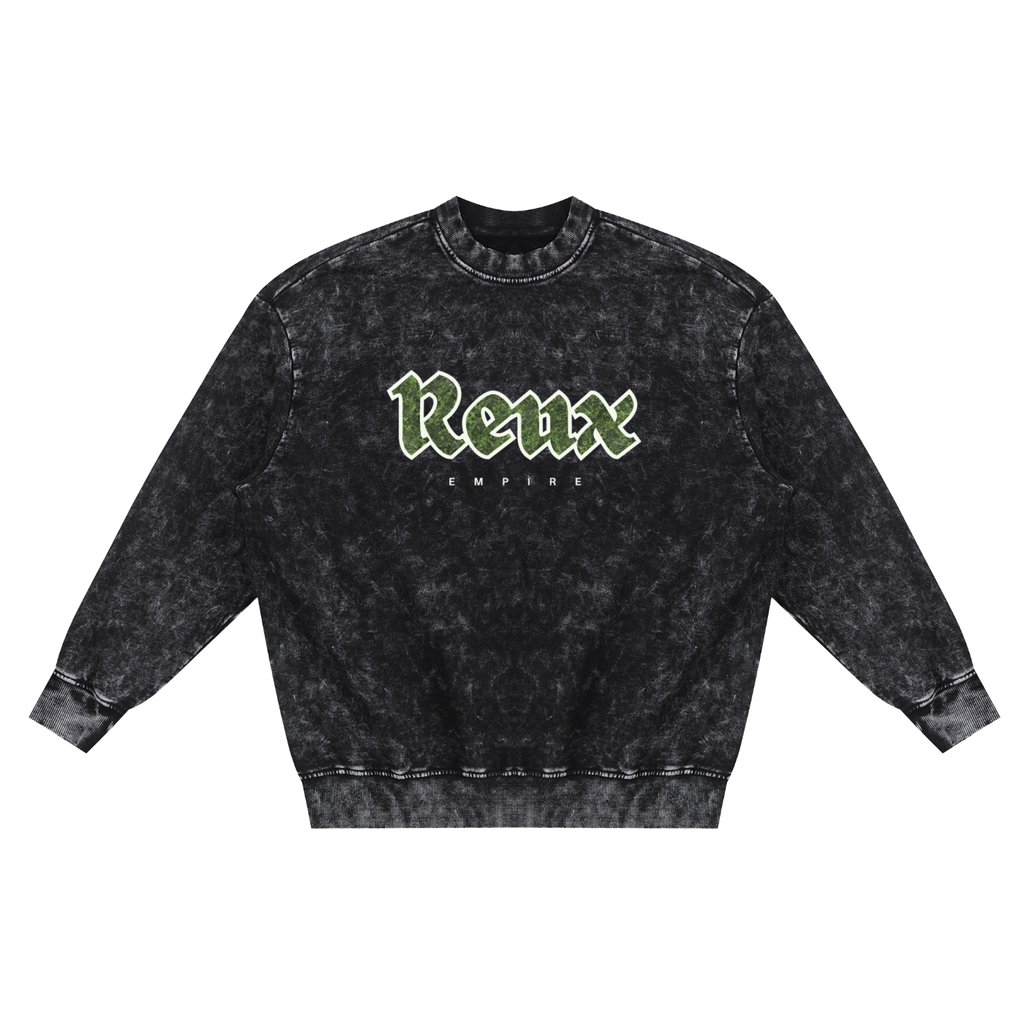Snow Washed Reux Sweatshirt Green