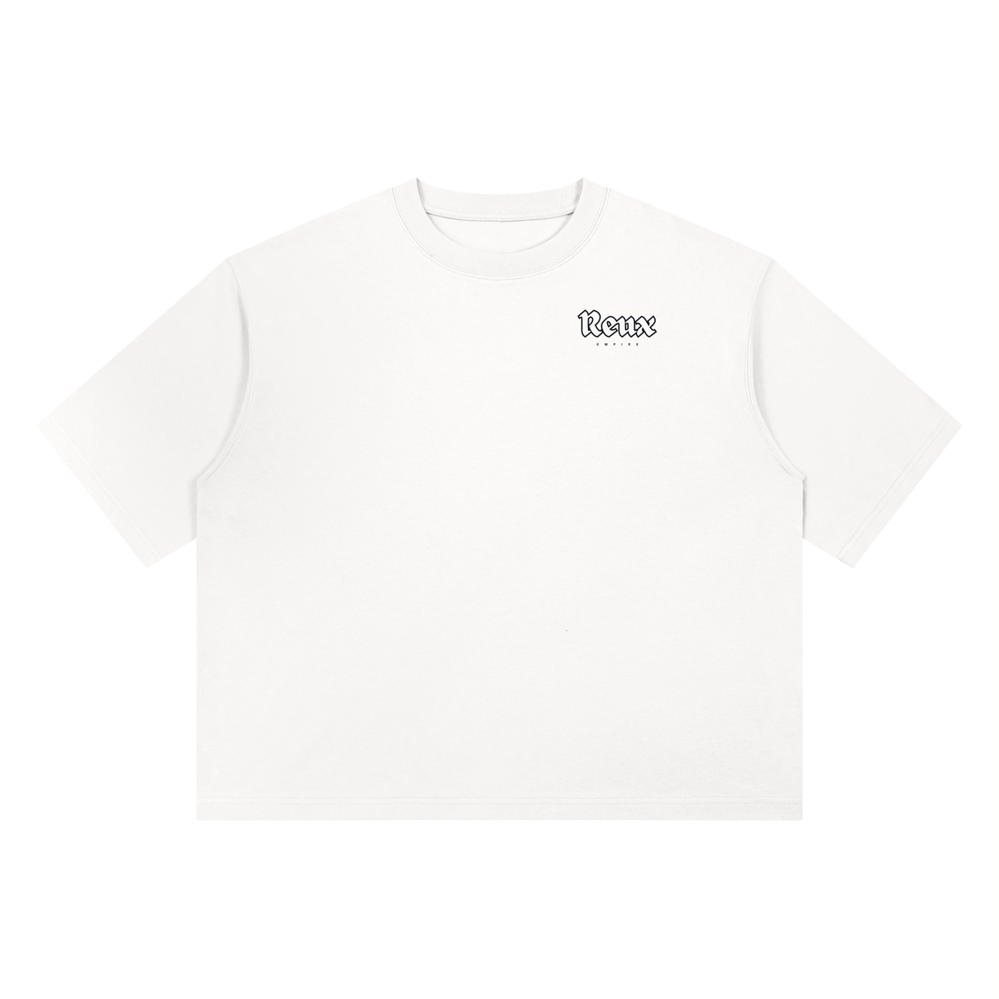 Heavyweight Boxy Tee. Hyena Black
