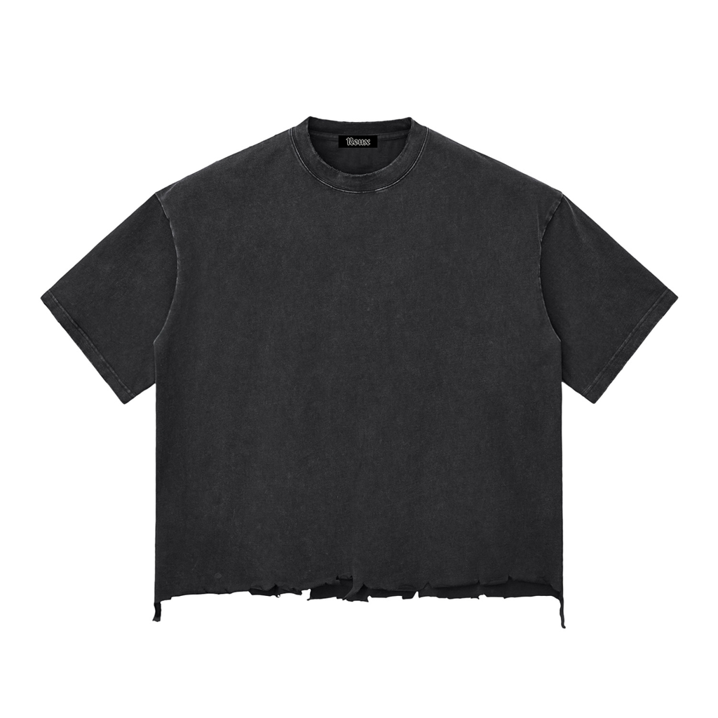 SourBtch Raw-Hem Boxy Tee