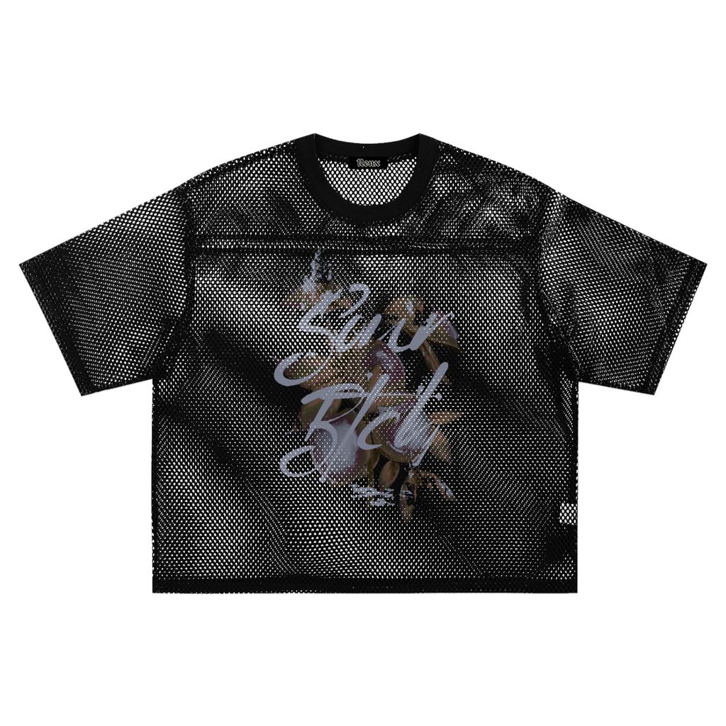 Sour Btch (blue) Boxy Net Tee
