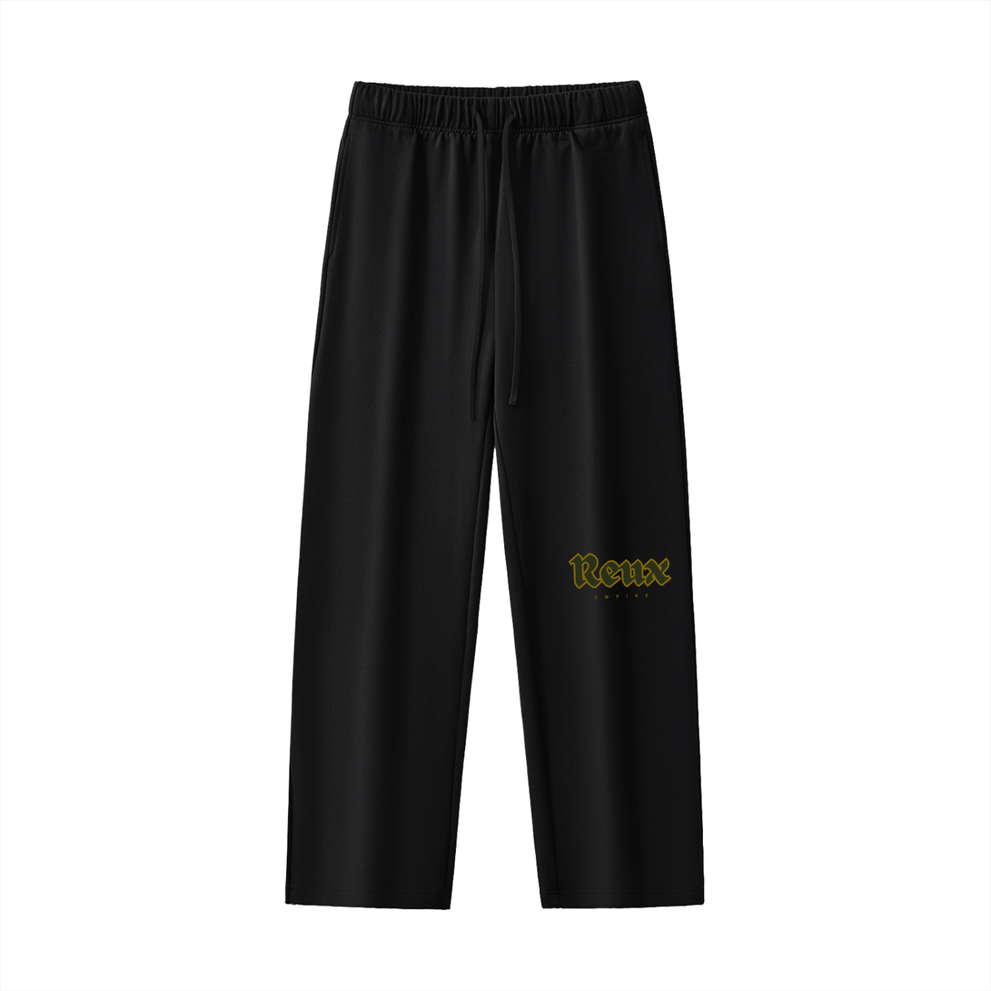 Heavyweight Straight-Leg Logo Sweatpants (yellow)